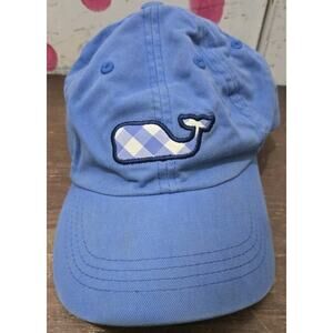 Vineyard Vines Strapback Baseball Cap Blue Whale Logo Adjustable